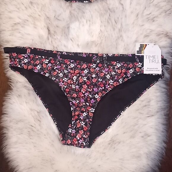 Women's Plus Printed Floral Bikini Swimsuit Bathing Suit Size XL (16W/18W) - Picture 3 of 7